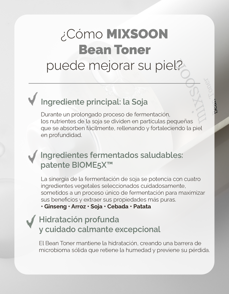 mixsoon Bean Toner 300ml STORE K BEAUTY