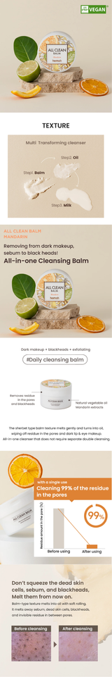 heimish All Clean Balm Mandarin