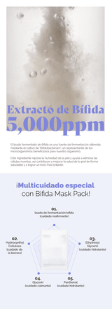 Pacote de máscara bifida MIXSOON (1 unidade)