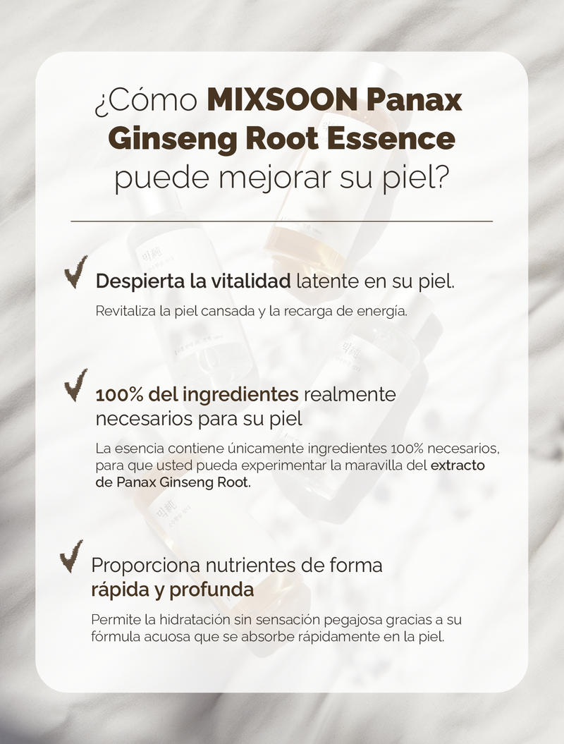 MIXSOON Panax Ginseng Root Essence