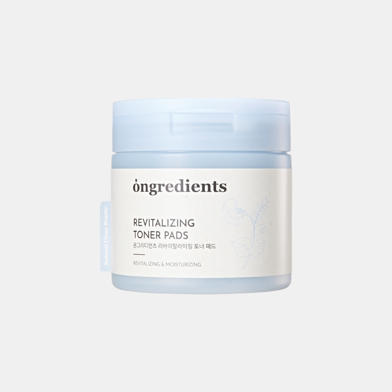 ongredients Revitalizing Toner Pad ongredients