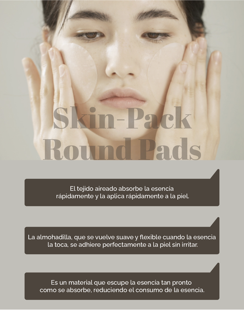 Almofadas redondas Mixsoon Skin-Pack